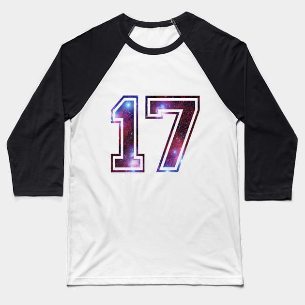 '17 - 2017 Galaxy Baseball T-Shirt by CheesyB